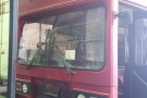 The Red Bus being worked on at Westrans Services